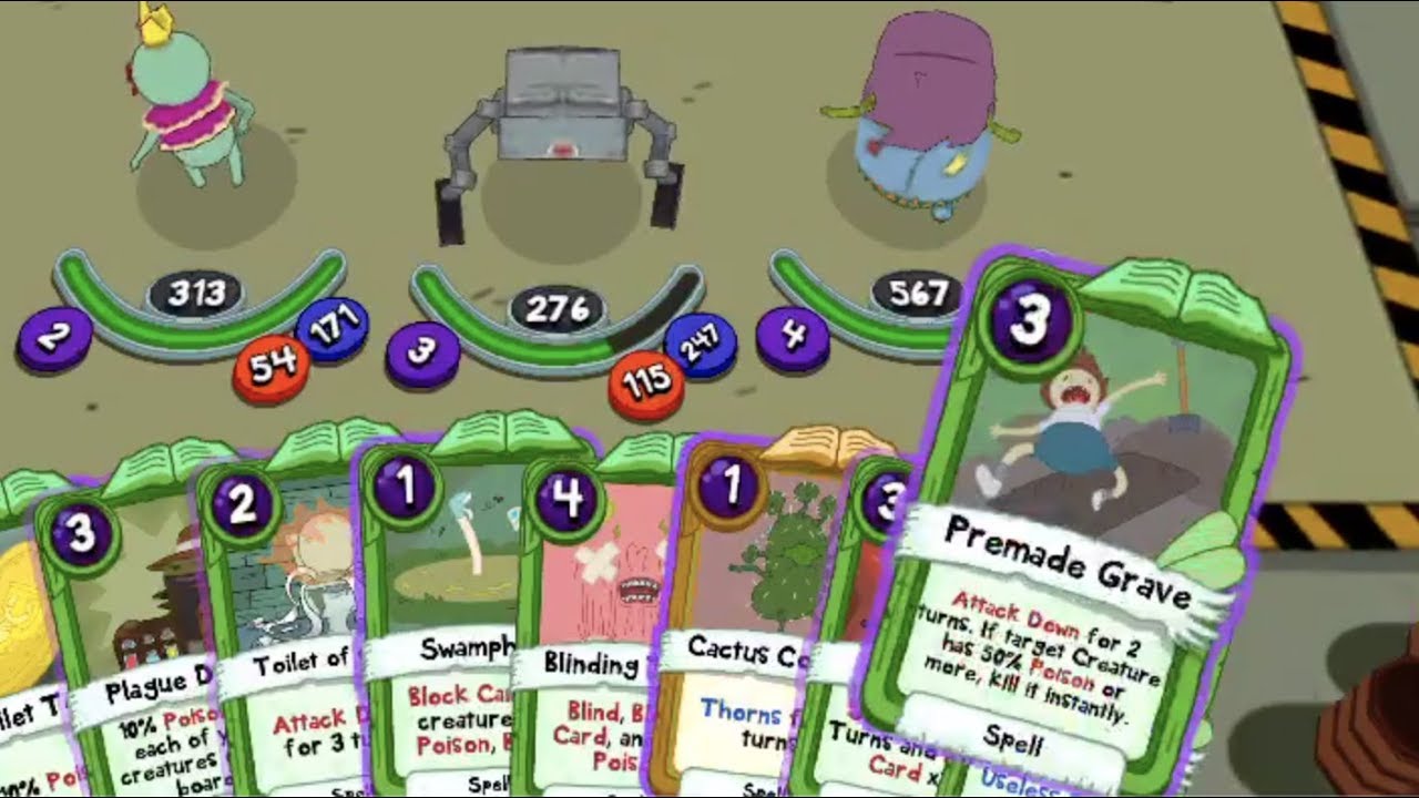 I think I'm starting to get the hang off playing full-swamp - Card Wars Kingdom