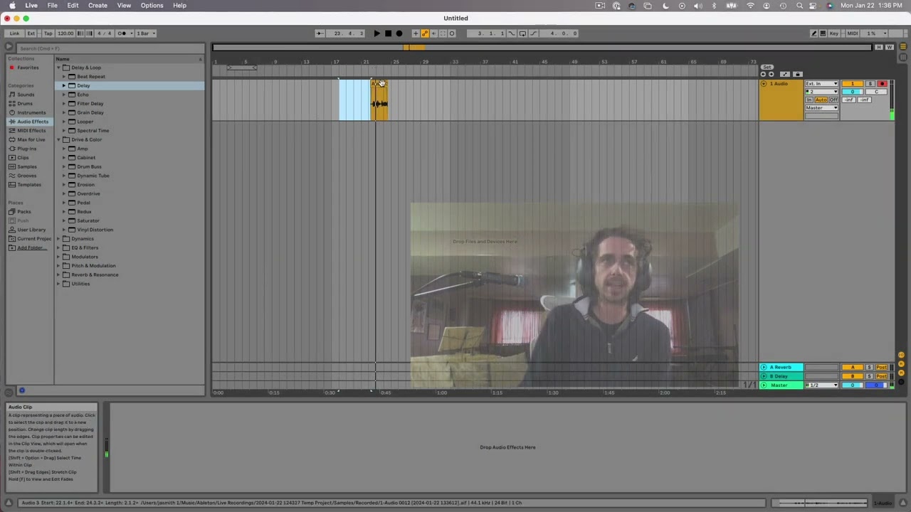 Live Processing in Ableton Live | Music Tech Performance Tutorial