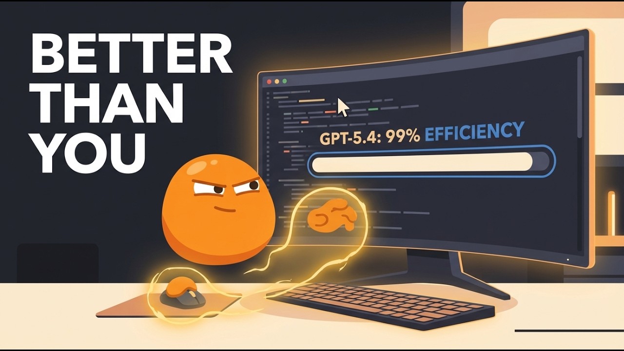 GPT-5.4 Uses a Computer Better Than Most Humans