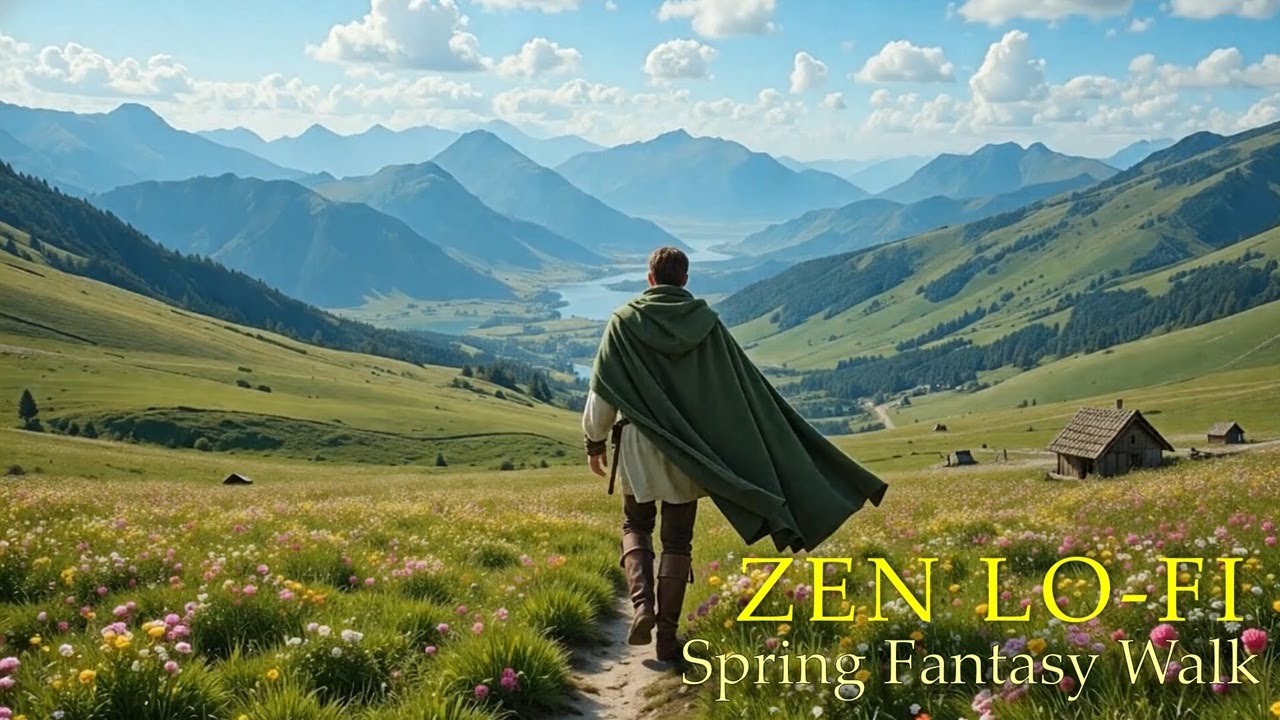 🎮 Spring Fantasy World │ RPG‑Style Lo‑Fi for Calm Exploration & Focus Flow