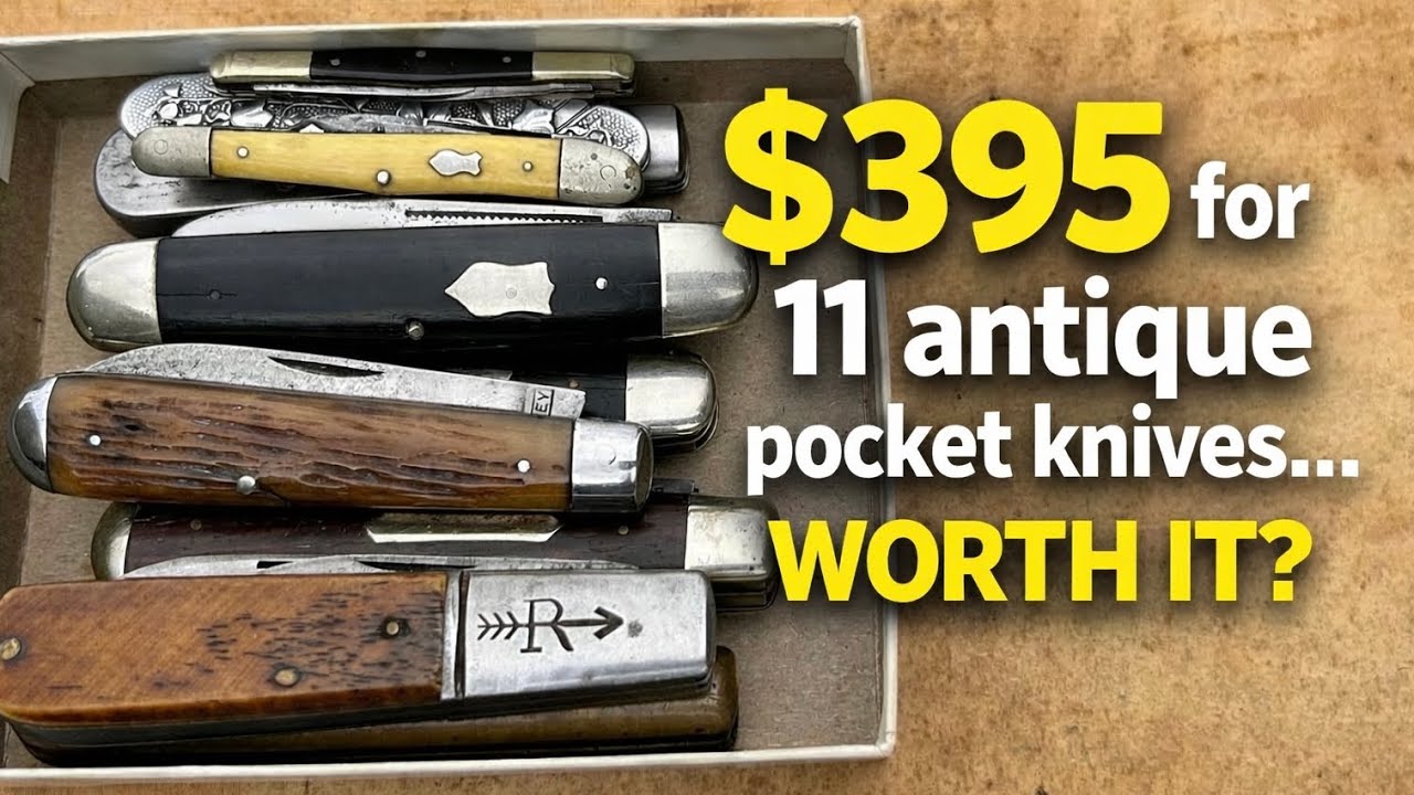 I Bought 11 Antique Pocket Knives… Here’s What I Found