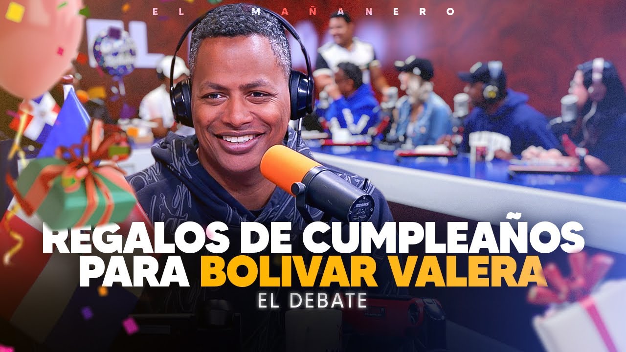Sorprenden con regalos de cumpleaños a Bolivar Valera - ¿Hombres deben salir 2 veces por semana?