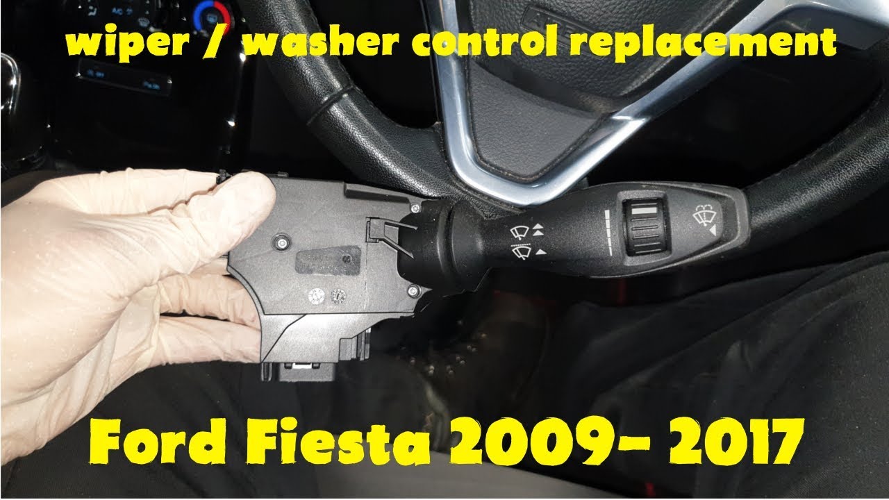 Подрулевой переключатель стеклоочистителя на Ford Fiesta 2009-2017 (как заменить)