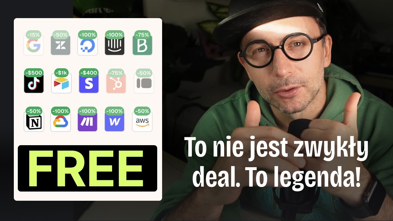 Popularne narzędzia za darmo lub z mega rabatem - zobacz jak (Webflow, Framer, Make, Elevenlabs itp