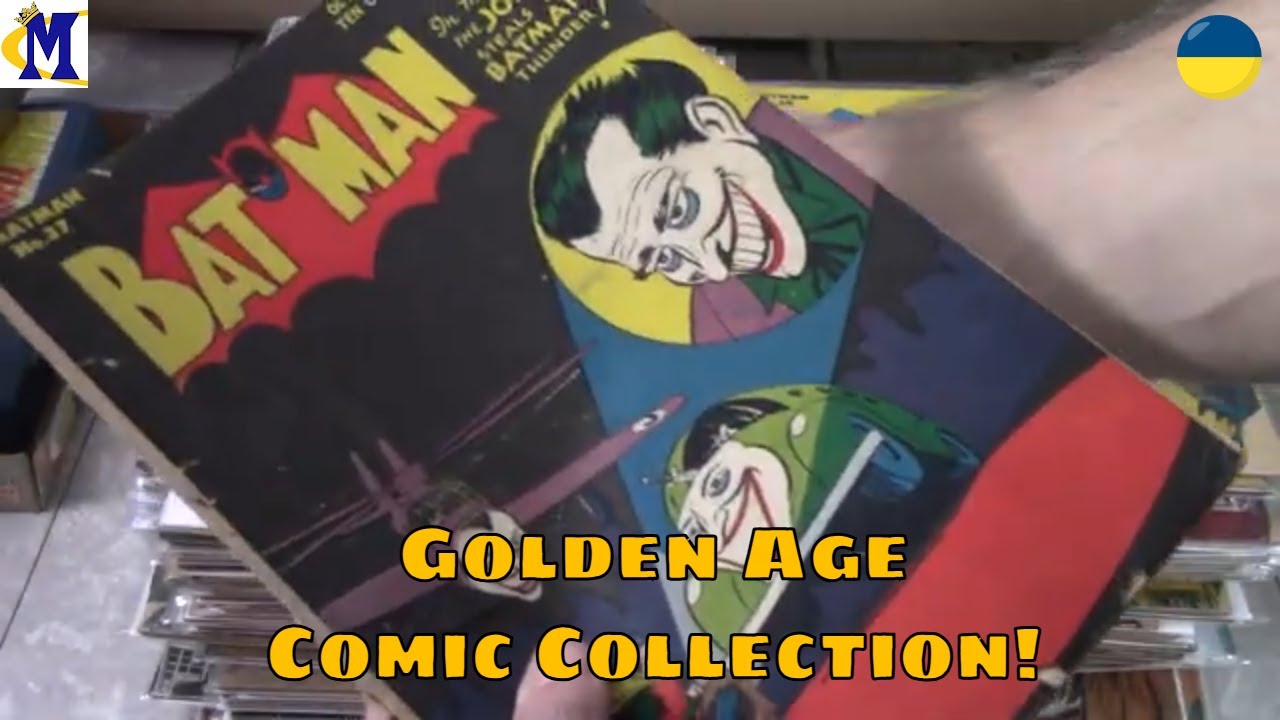 Golden Age Comic Collection Find! Batman, Wonder Woman, Phantom Lady & More!