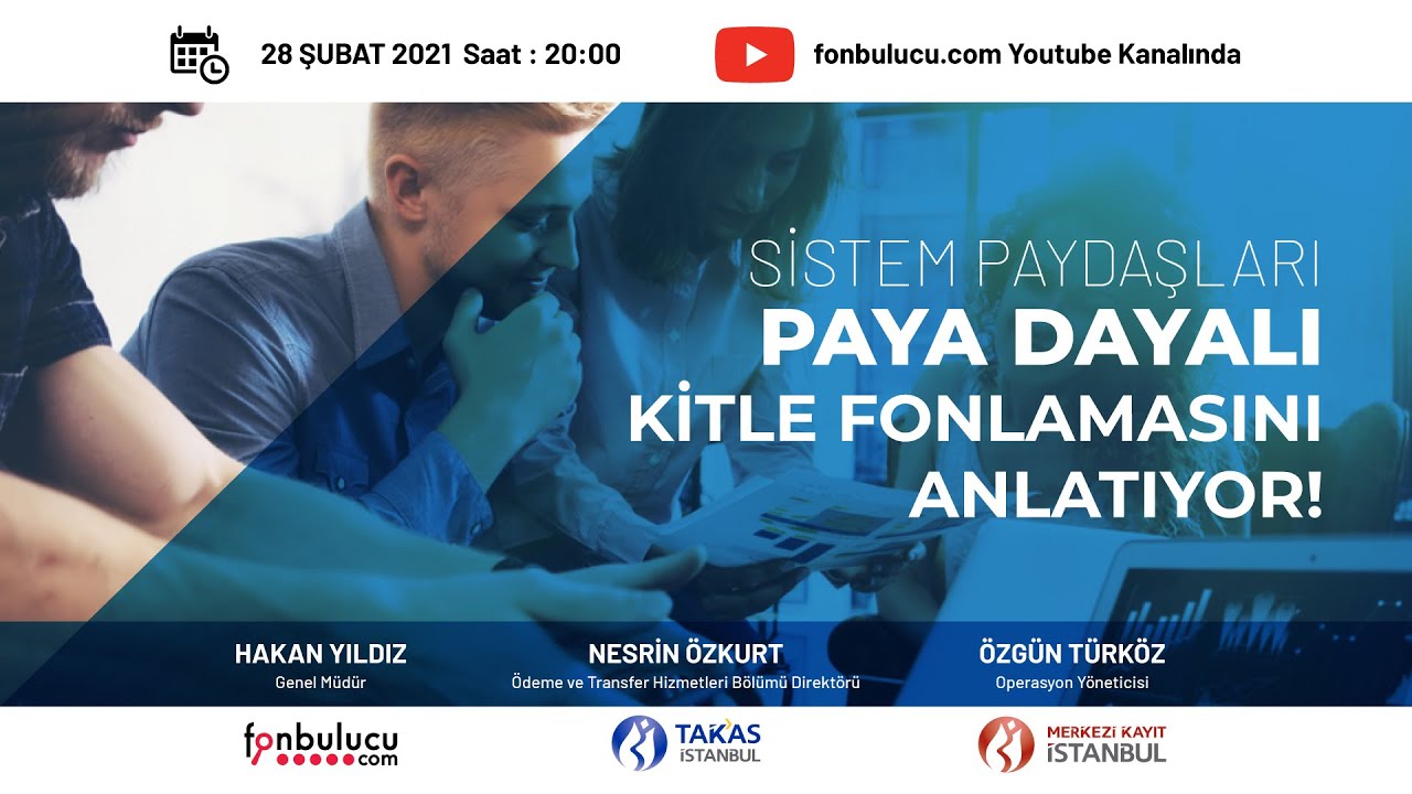 MKK, Takasbank ve fonbulucu Paya Dayalı Kitle Fonlamasını Anlattı.