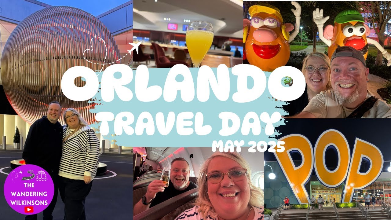 *NEW* Orlando Travel Day | Walt Disney World | Virgin Upper Class LHR - MCO | Pop Century April 2025