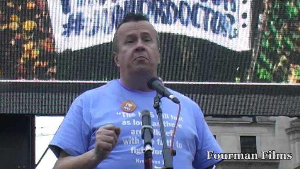Nurse David Owen Junior Doctors Protest 18 10 15