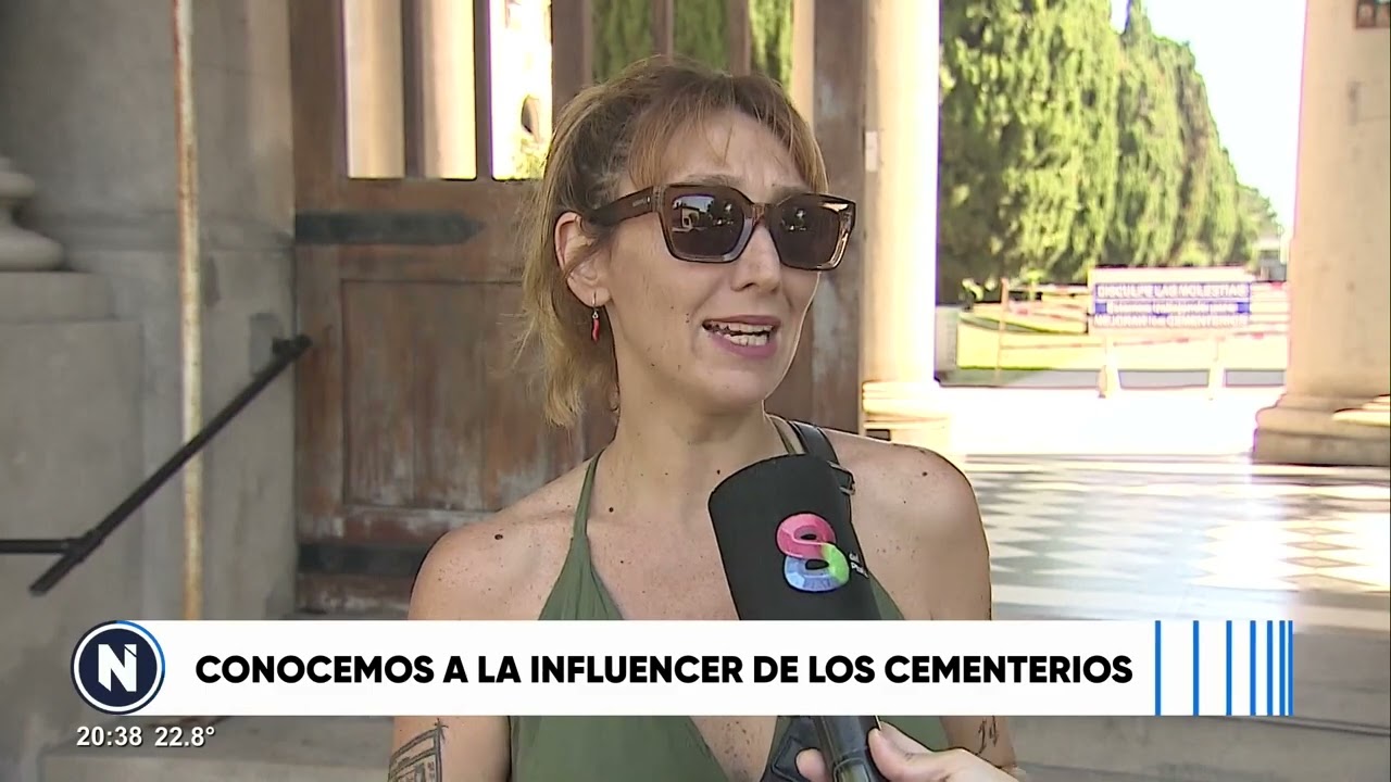 CONOCEMOS A LA INFLENCER DE LOS CEMENTERIOS