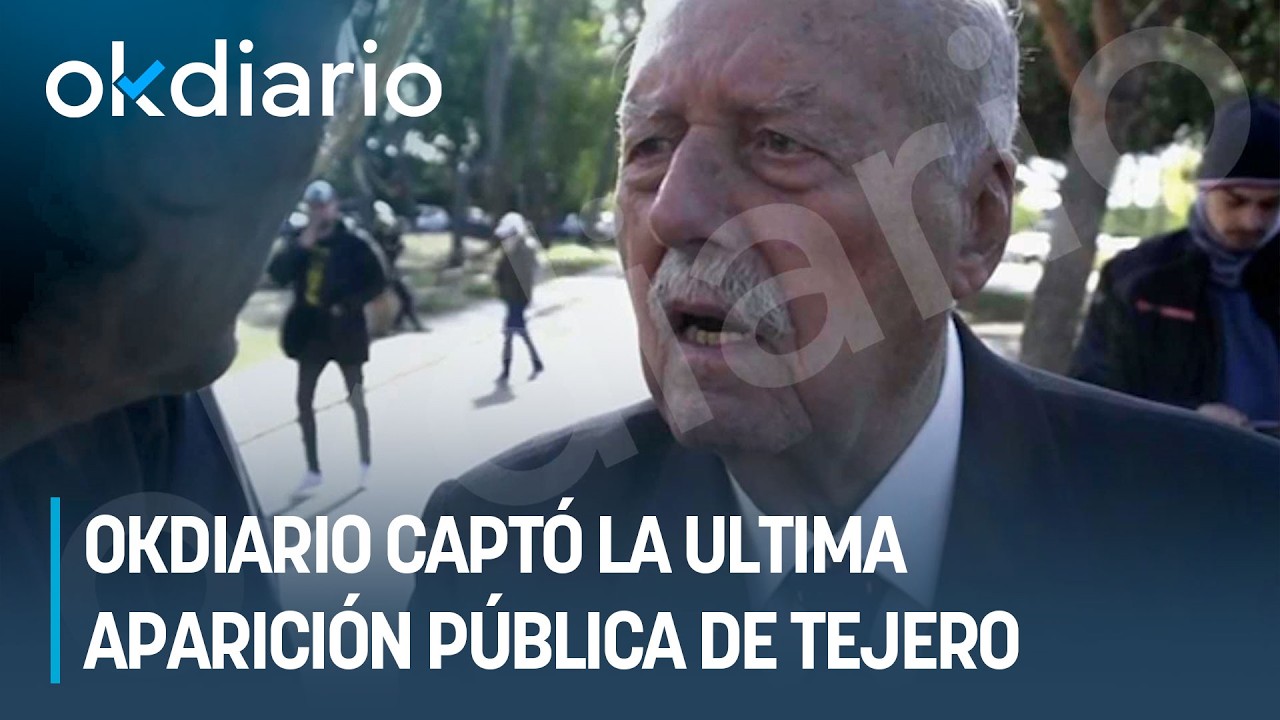 OKDIARIO captó la ultima aparición pública de Tejero en el reentierro de Franco en Mingorrubio