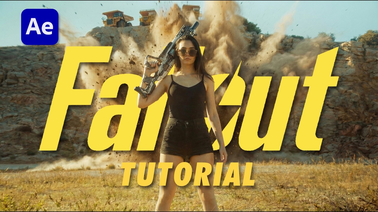 Создание сцены из Fallout в After Effects (снято на iPhone)