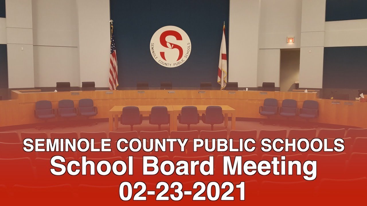 SCPS School  Board Meeting - 02-23-2021