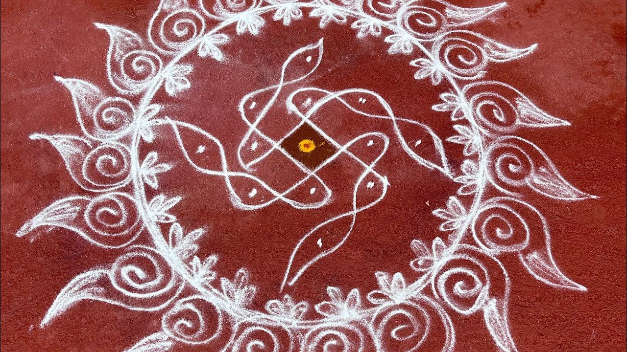 5X1 Easy Rangoli | Daily muggulu | simple Kolam | డైలీ ముగ్గులు | సింపుల్ ముగ్గులు | చుక్కల ముగ్గులు