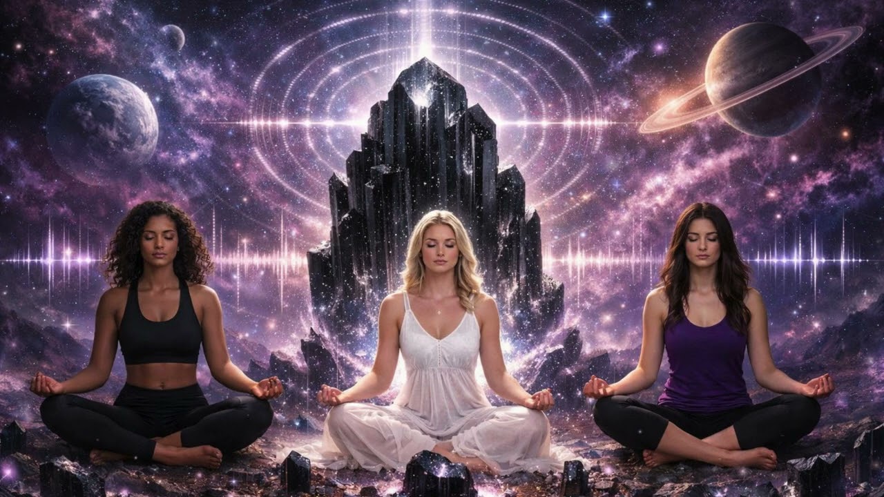 🖤 Black Tourmaline Crystal Frequency Chakra Clearing Meditation 🖤