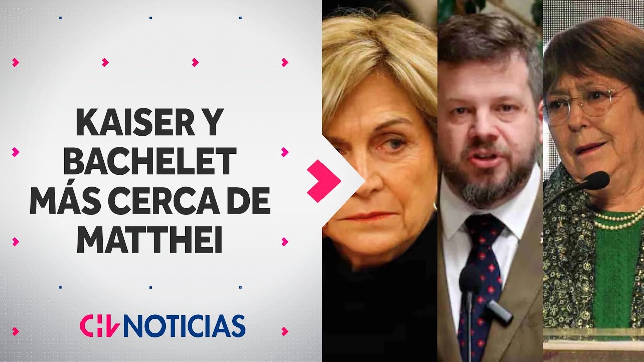 CADEM: Kaiser y Bachelet acortan distancias con Evelyn Matthei | Carrera presidencial - CHV Noticias