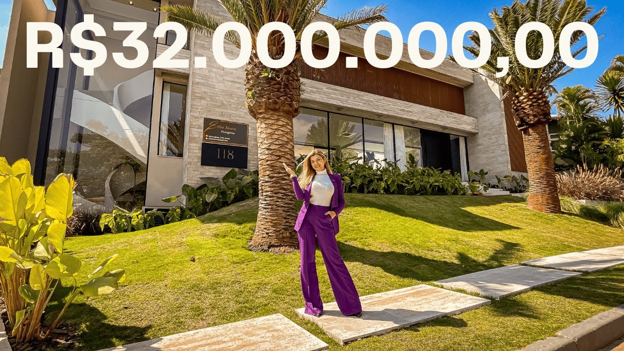 O ápice do luxo: Casa de R$32 Milhões com automação completa e design exclusivo