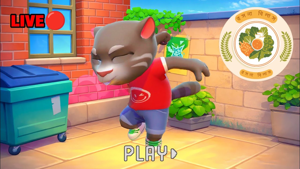 🔴 LIVE NOW 😺 Let’s Play Talking Tom Together!🤪CRAZY MODE @rosonabilas09 #shortsfeed #gaming #fun