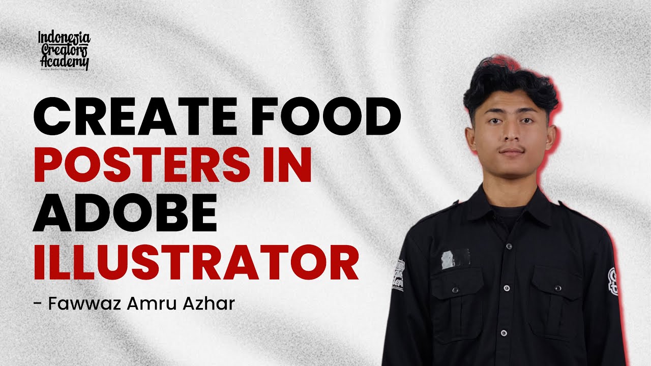 Tutorial Membuat Poster Makanan di Adobe Illustrator / With Akh Fawwas