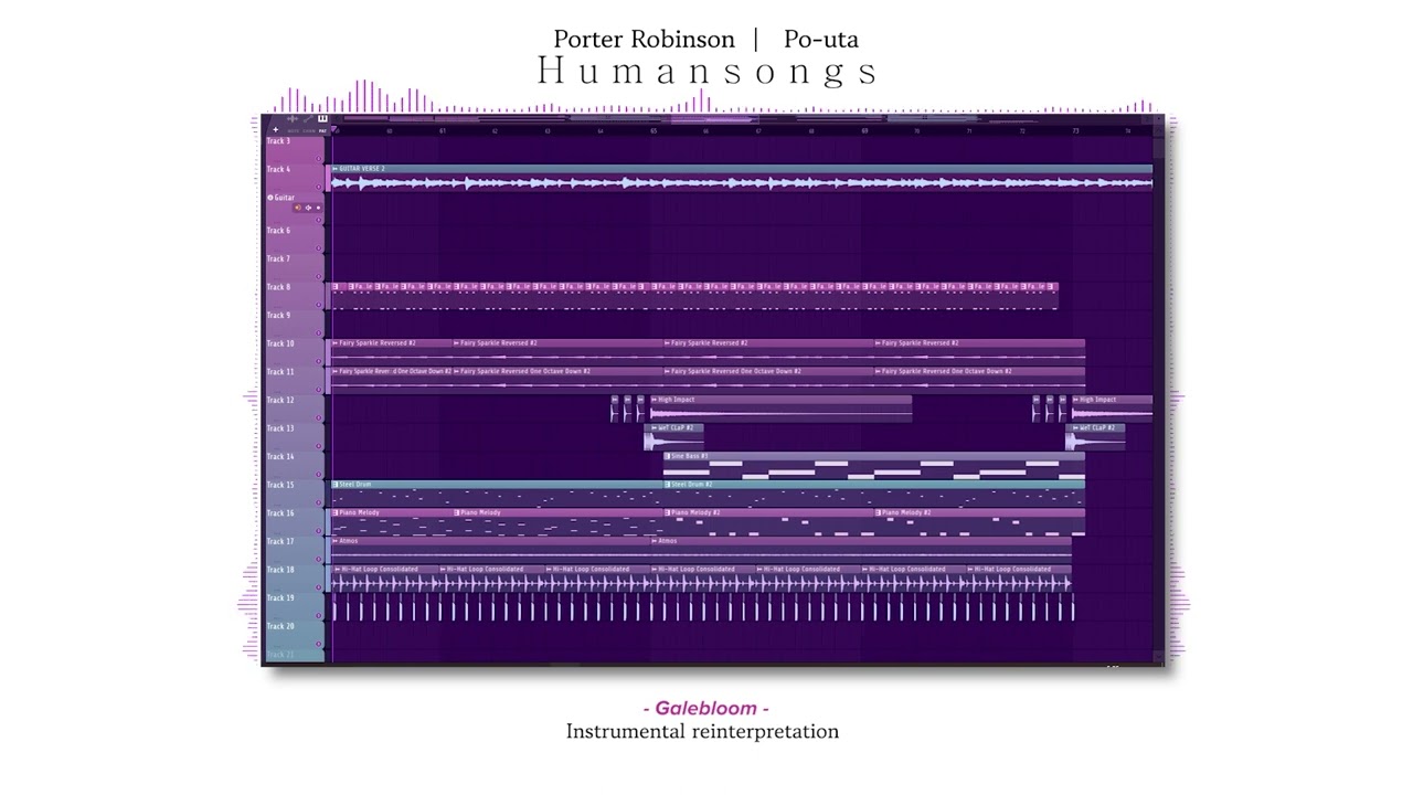 Humansongs (Instrumental) | Po-uta | Porter Robinson | Instrumental Reinterpretation by Galebloom