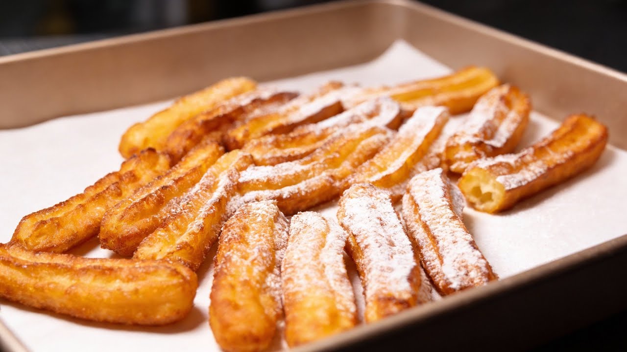 Homemade Spanish Churros | 外酥內軟的西班牙吉事果