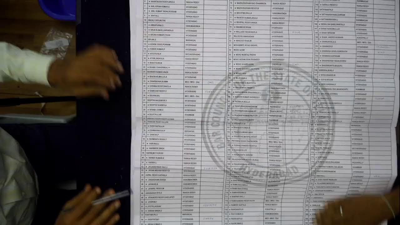 Bar Council Election Counting Day 16