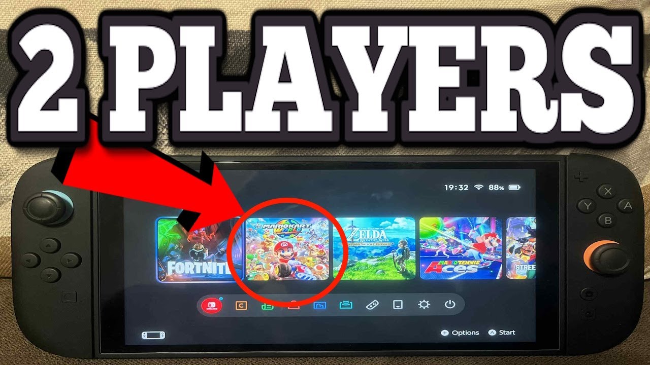 Как играть в многопользовательском режиме Mario Kart World на Nintendo Switch 2 &mdash; два игрока на о...