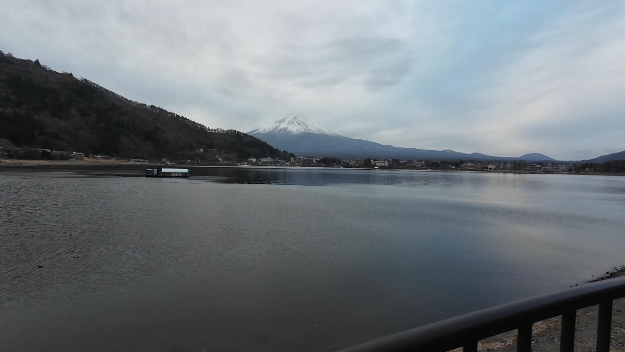 【4K】曇天に溶け込む富士山（2026年1月11日撮影）