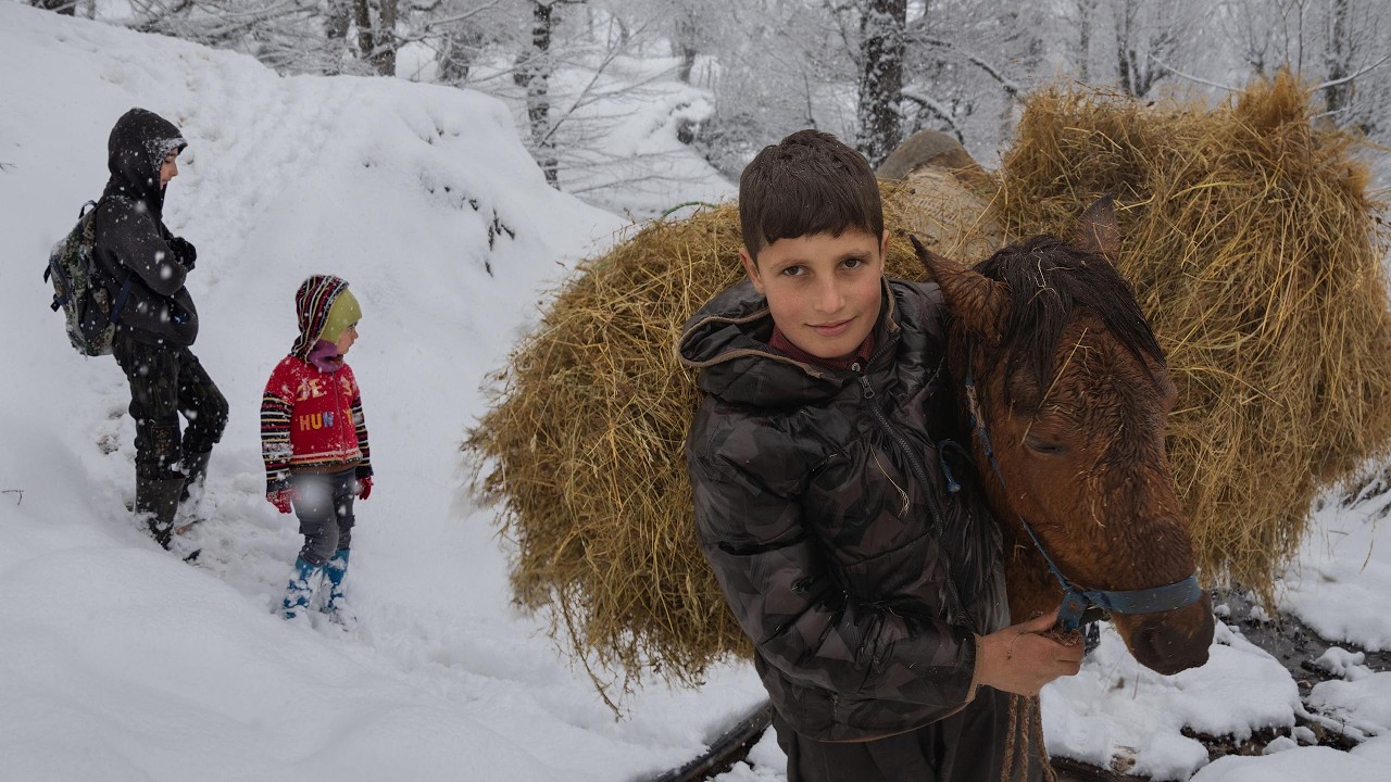 A Simple Life in the Winter Snow: 60 Minutes of Peace in Northern Iran