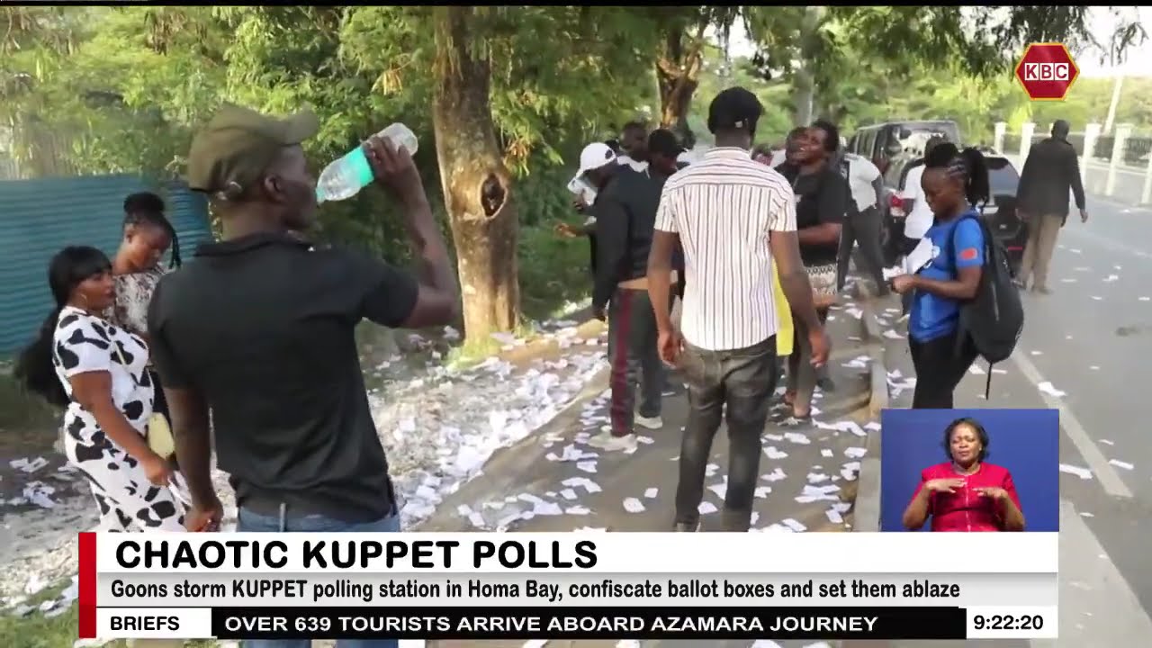 Goons storm KUPPET polling station in Homa Bay
