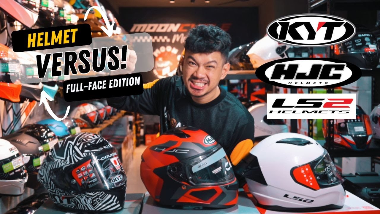 KYT vs HJC vs LS2 | Full Face Helmet Battle