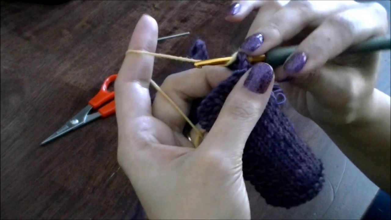 Crocheted Button Loop for Knits