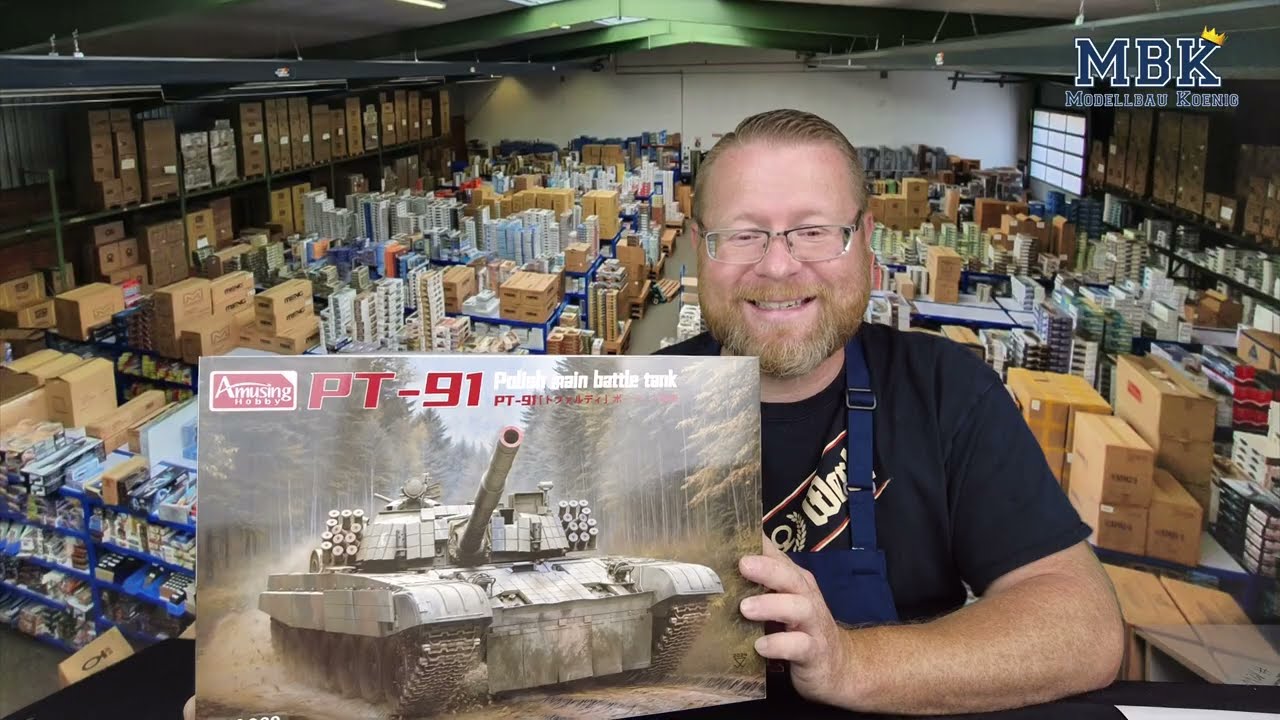 MBK packt aus #1244 - 1:35 Polish Main Battle Tank PT-91 (Amusing Hobby 35A069)