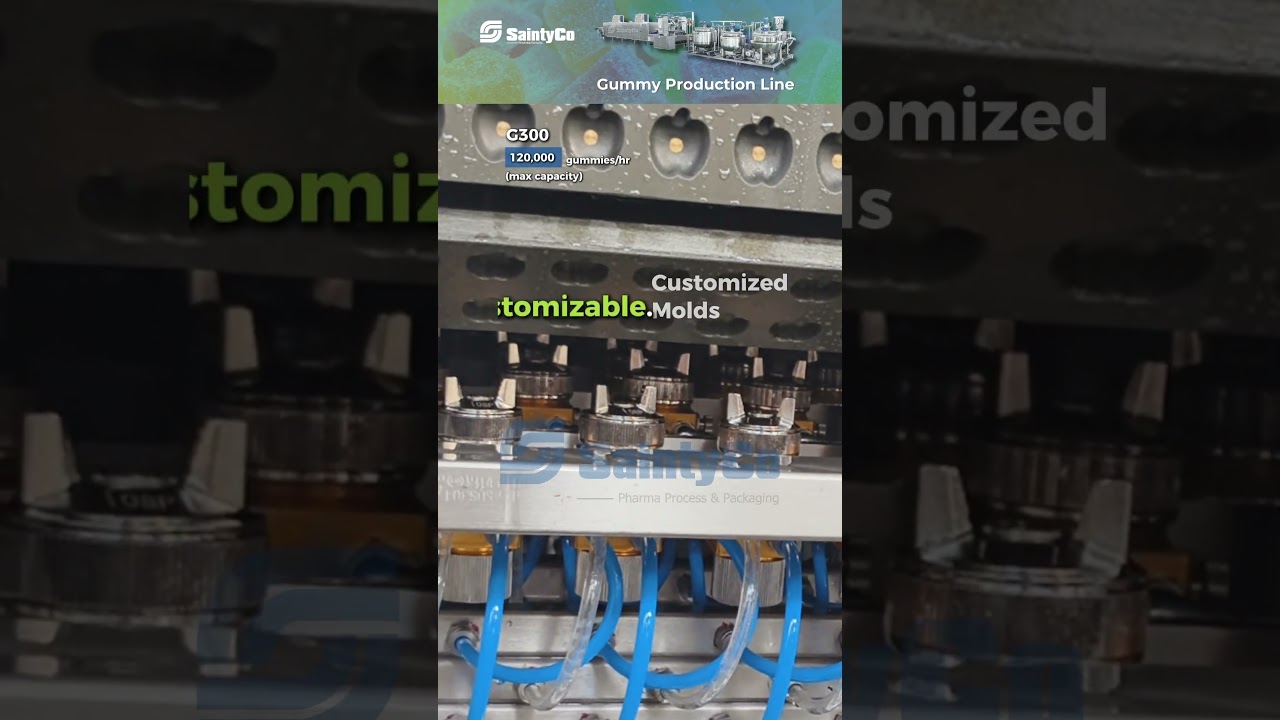 How SaintyCo Solves Gummy Demolding Challenges for Functional Candy