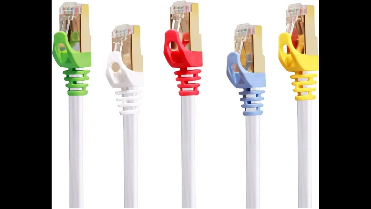 More In The Description Cat 7 Shielded Ethernet Cable 5 ft 6 Pack (Highest Speed Cable) Cat7 Fl...