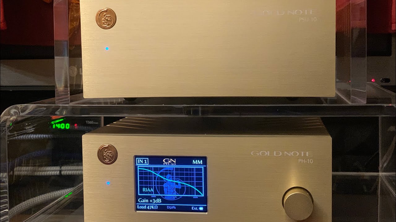 Accuphase e-470 .Gold note ph10 psu10 , test abbinato a testina ortofon black.