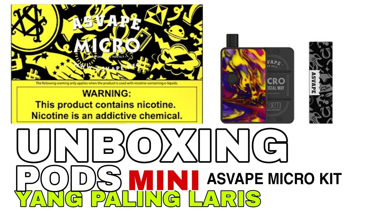 UNBOXING ASVAPE MICRO KIT - VERSI YELLOW RESIN