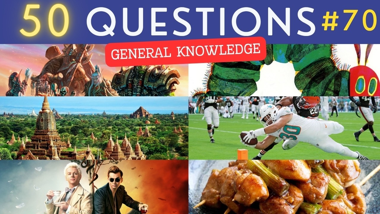 The General Knowledge Quiz #70 &brvbar; 50 Trivia Questions - Pub Quiz