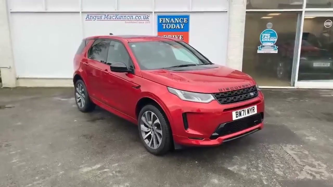BW71WYR | LAND ROVER DISCOVERY SPORT 1.5 P300e R-Dynamic SE | Walkthrough | Angus MacKinnon Ltd