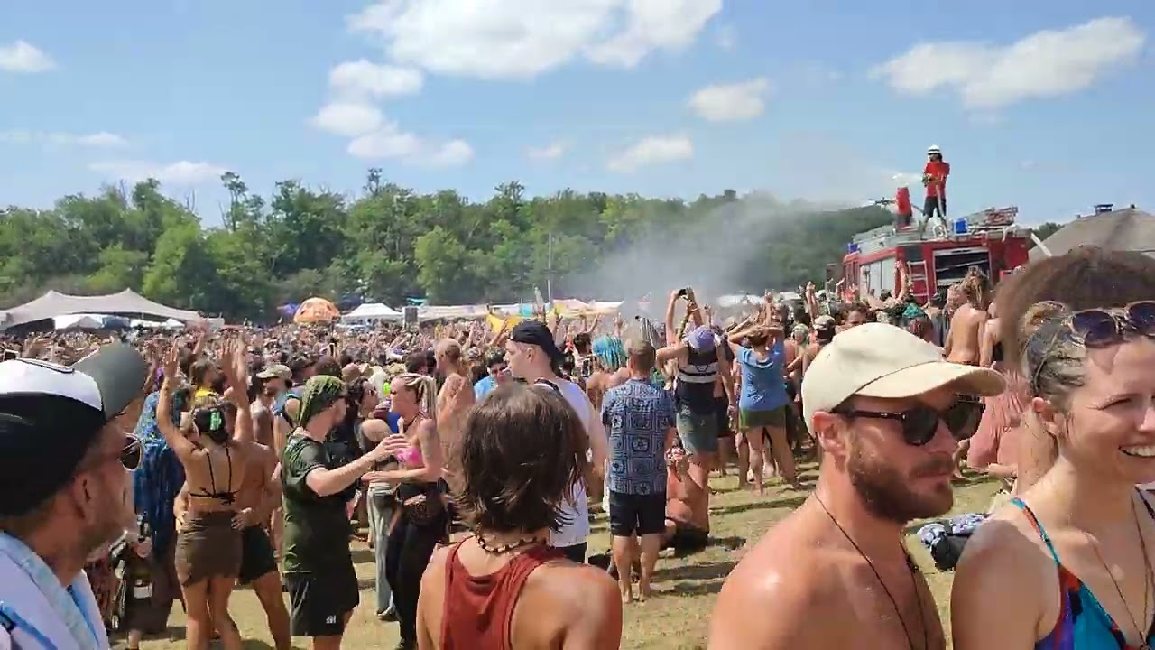 Firemen @ Ozora 2023 during Astrix's play