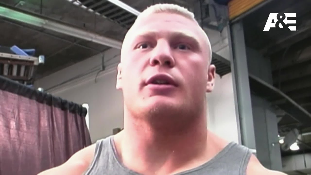 Энгл вспоминает напряженную первую встречу с Леснаром: A&E WWE Rivals: Брок Леснар против Курта Э...