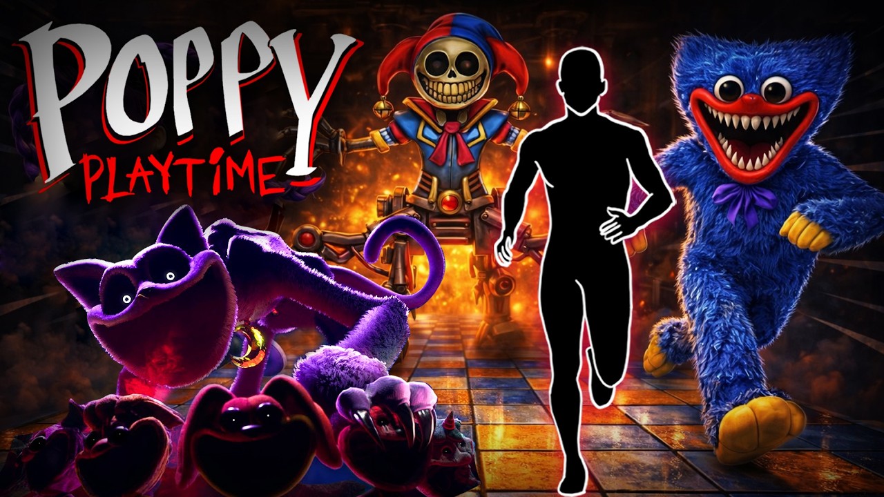 Интерактивная разминка | POPPY PLAYTIME ESCAPE | Вирусная игра | разминка для энергии