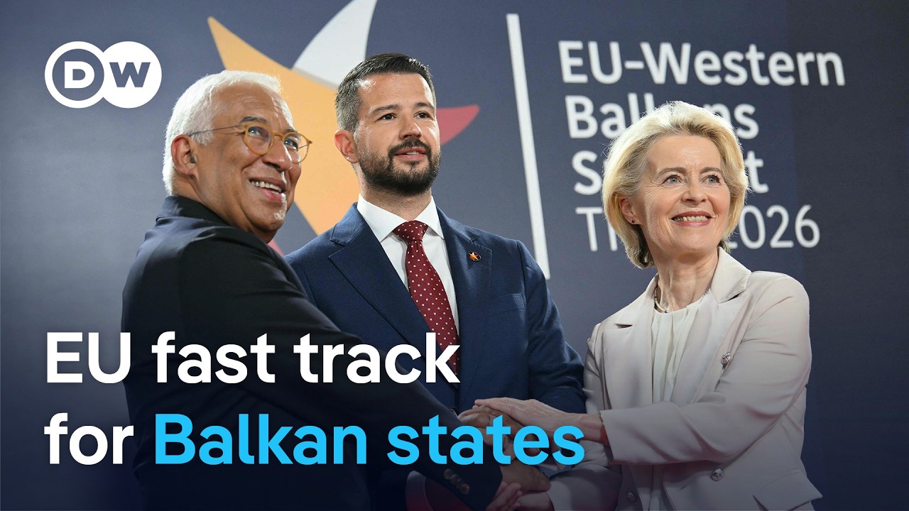 EU leaders tell Balkan leaders they will speed up enlargement plans | DW News