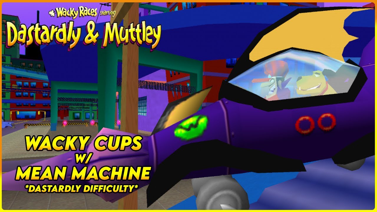 Wacky Races PS2 - Wacky Cups w/ Mean Machine (Dastardly Difficulty)