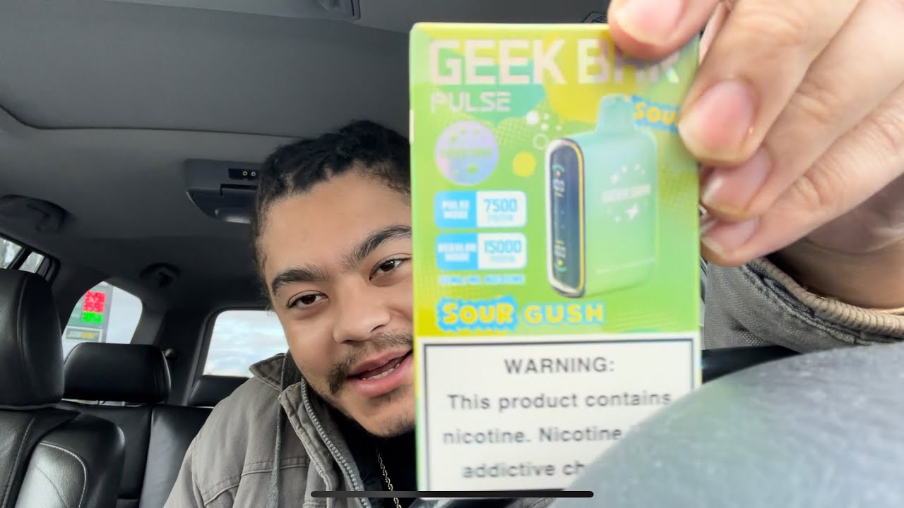 Sour GUSH!$ REVIEW! Geekbar pulse ! 21+