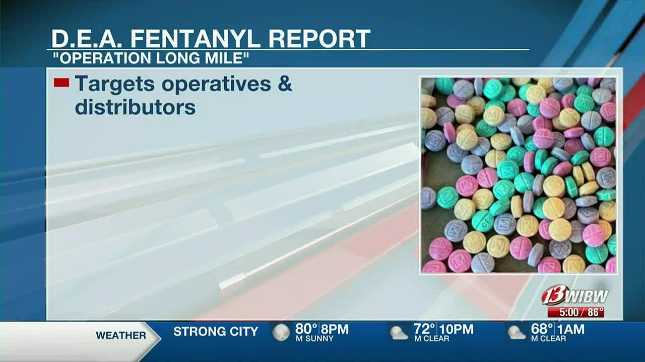 Fentanyl pills, powder, more taken off Midwest streets during DEA operation