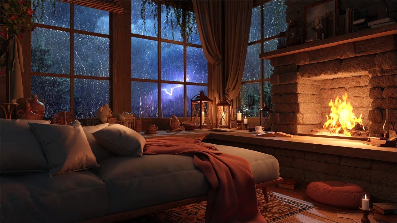 Rain Sounds for Sleeping  Cozy Rain on Roof 🌧️ Sleep Better Tonight 1 Hour