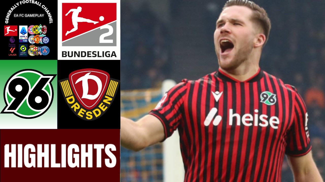 Hannover 96 vs Dynamo Dresden | 23.Spieltag 2.Bundesliga | Fußball Highlights