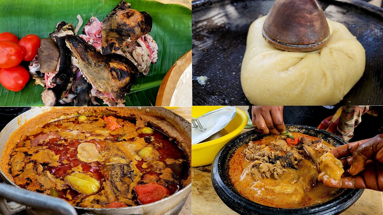 HOW TO MAKE AUTHENTIC GHANA PEANUT BUTTER SOUP || GOAT MEAT PEANUT BUTTER SOUP | GROUNDNUT SOUP RECI