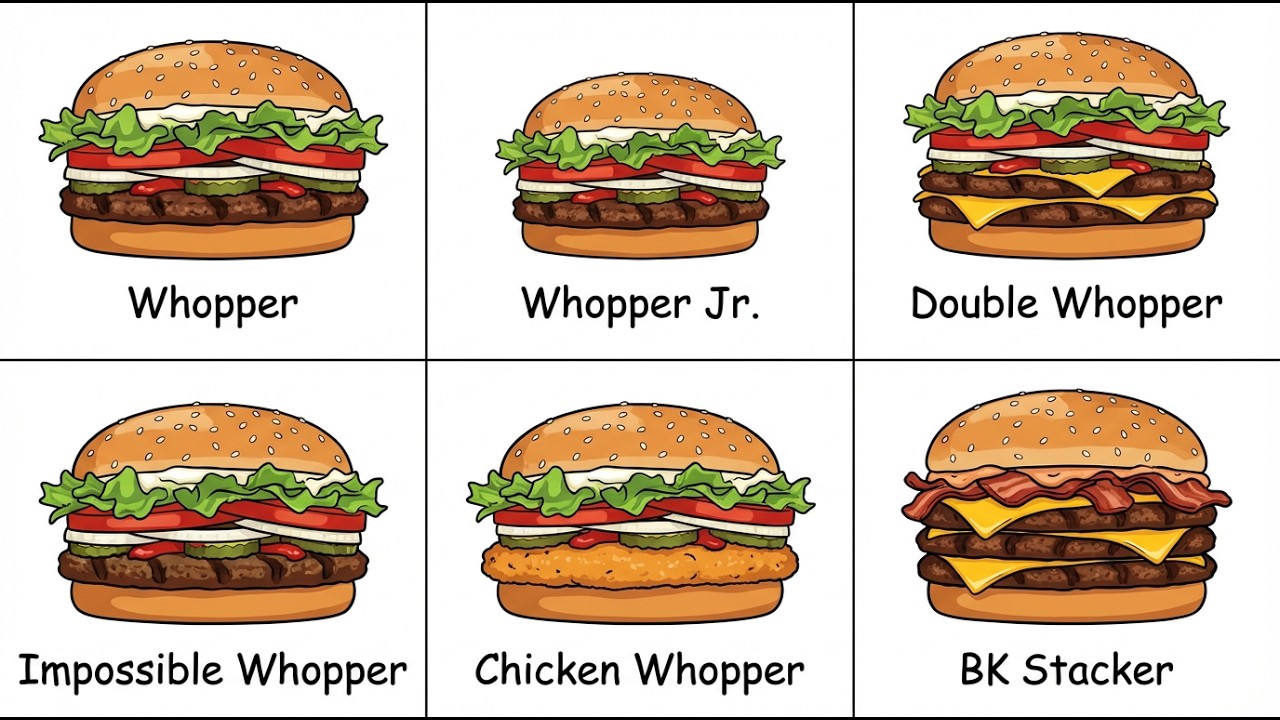 Every Burger King Burger RANKED and Explained in 5 Minutes!
