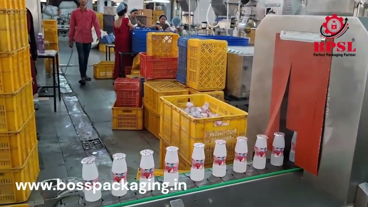 Shrink Sleeve Applicator | Litchi Juice Bottle